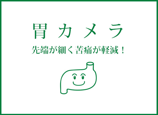 先端の細い胃カメラ